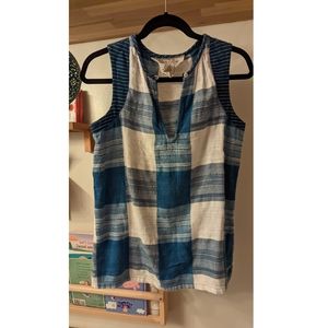 Ace & Jig plaid swing tank size S